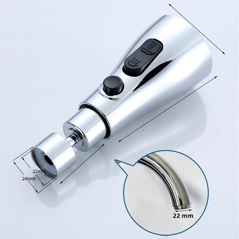 Tête de pulvérisation de robinet Aquaflow - rotatif à 360° et économiseur d'eau pour un arrosage efficace
