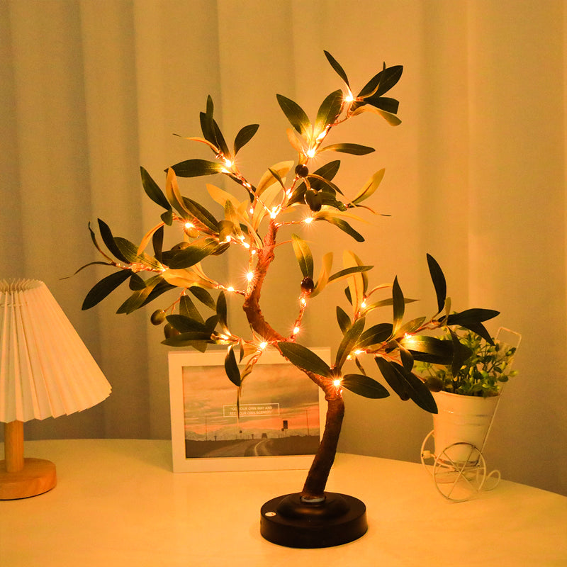 LED table lamp Floroux in tree shape | Atmospheric decorative lighting | Wireless and energy-efficient
