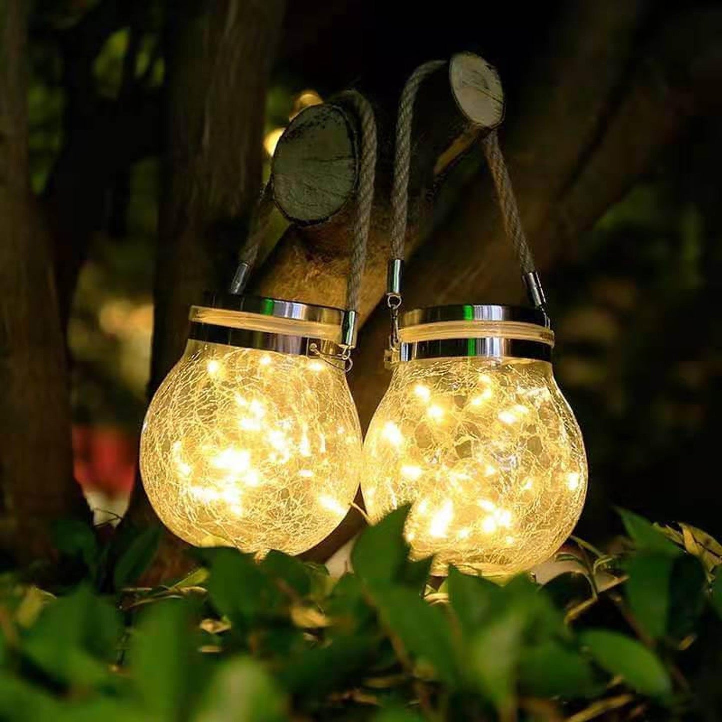 Floroux – Lampe de table en verre alimentée par solaire pour une lumière conviviale et écologique