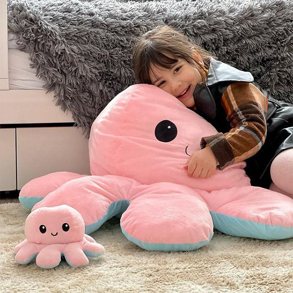 SnuggleBuddy - Joli Octopus en Peluche pour Enfants
