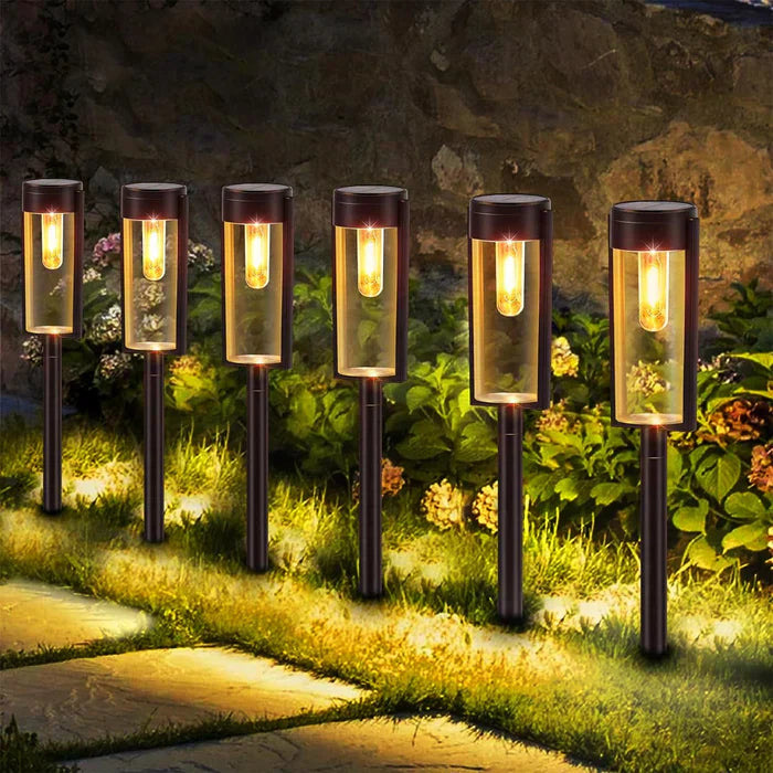 Éclairage de chemin solaire moderne et luxueux - LumiPath