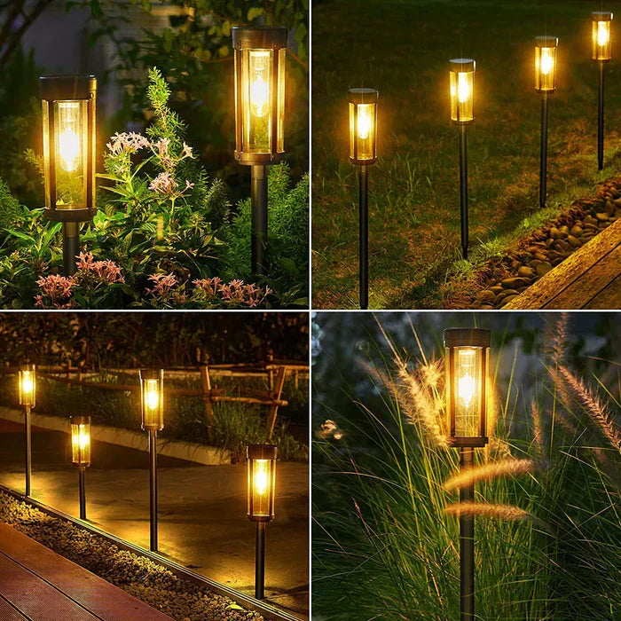 Éclairage de chemin solaire moderne et luxueux - LumiPath