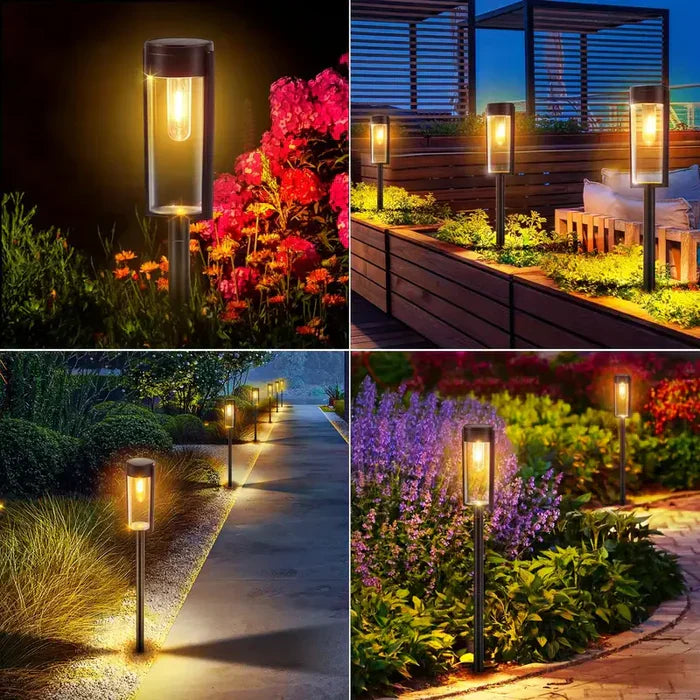 Éclairage de chemin solaire moderne et luxueux - LumiPath