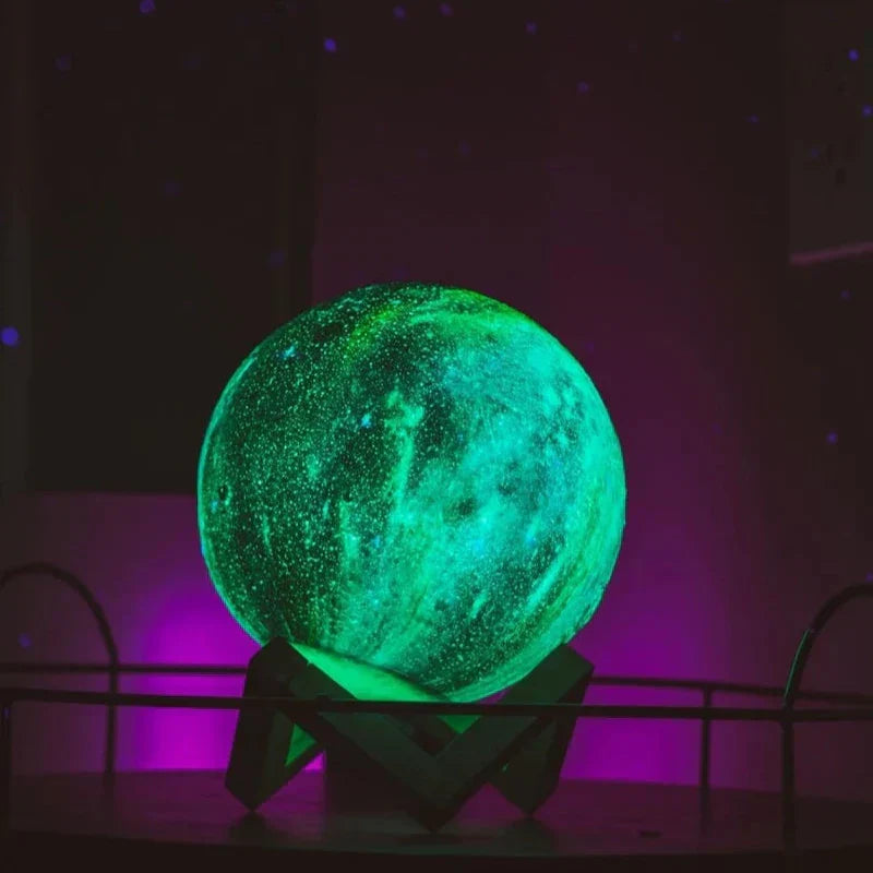 Floroux Dreamer - Magnifique lampe lunaire LED pour des nuits magiques