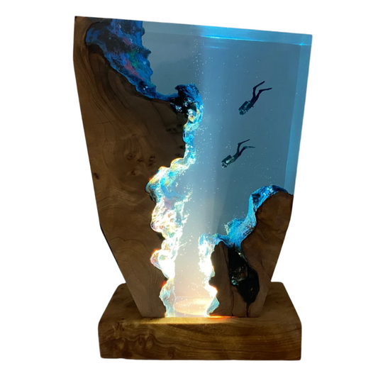 Floroux LED Diving Lamp | Waterproof Underwater Lighting | Changing Light | Pool and Aquarium Decoration