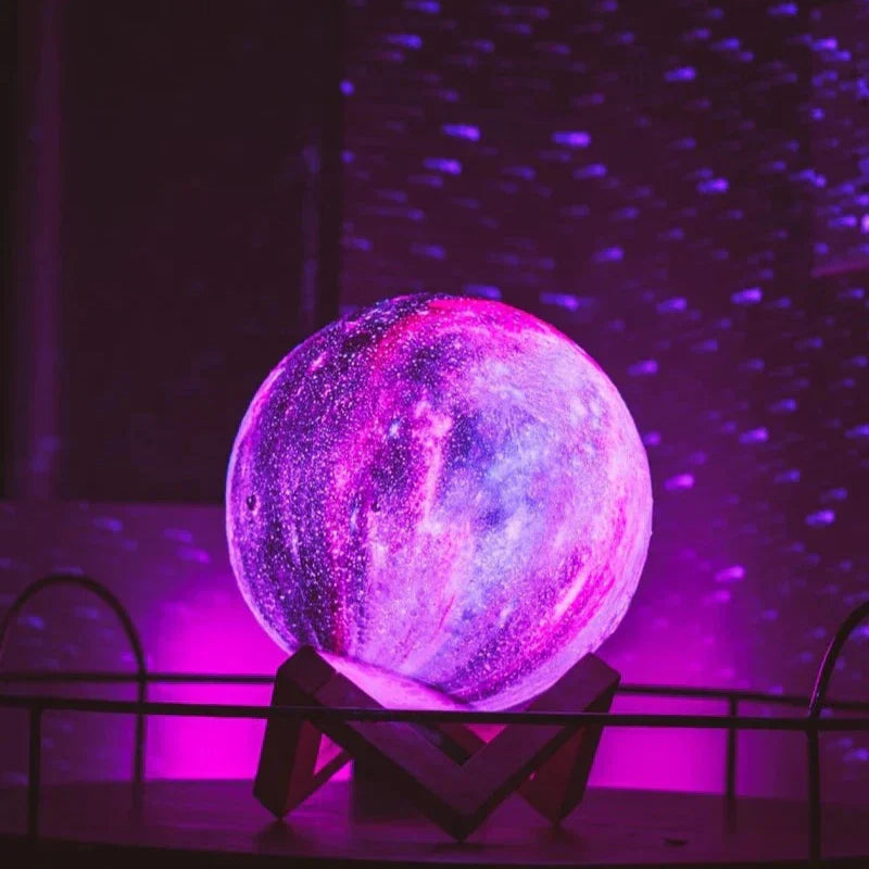 Floroux Dreamer - Magnifique lampe lunaire LED pour des nuits magiques