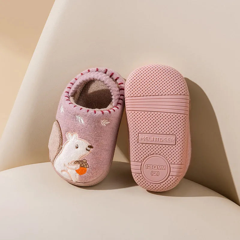 Mini Fashion Chaussons Intérieurs - Chaussons Antidérapants Mignons pour Enfants
