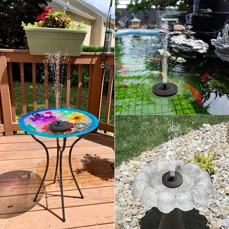 TranquilFlow – Fontaine de Jardin Apaisante avec Lumière du Soleil