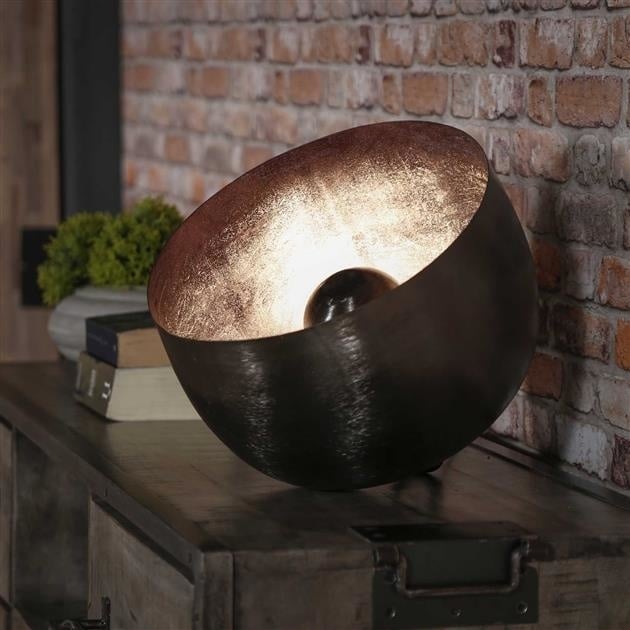 Floroux – Lampe de table en nickel moderne