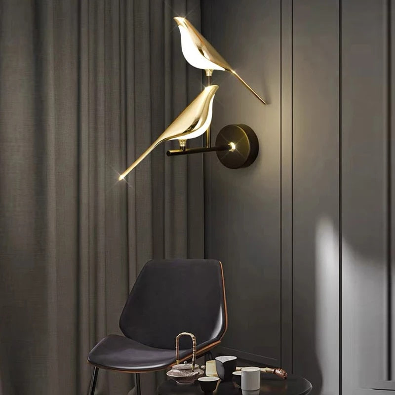 WingSpan - Applique murale pour oiseaux 360° rotatif