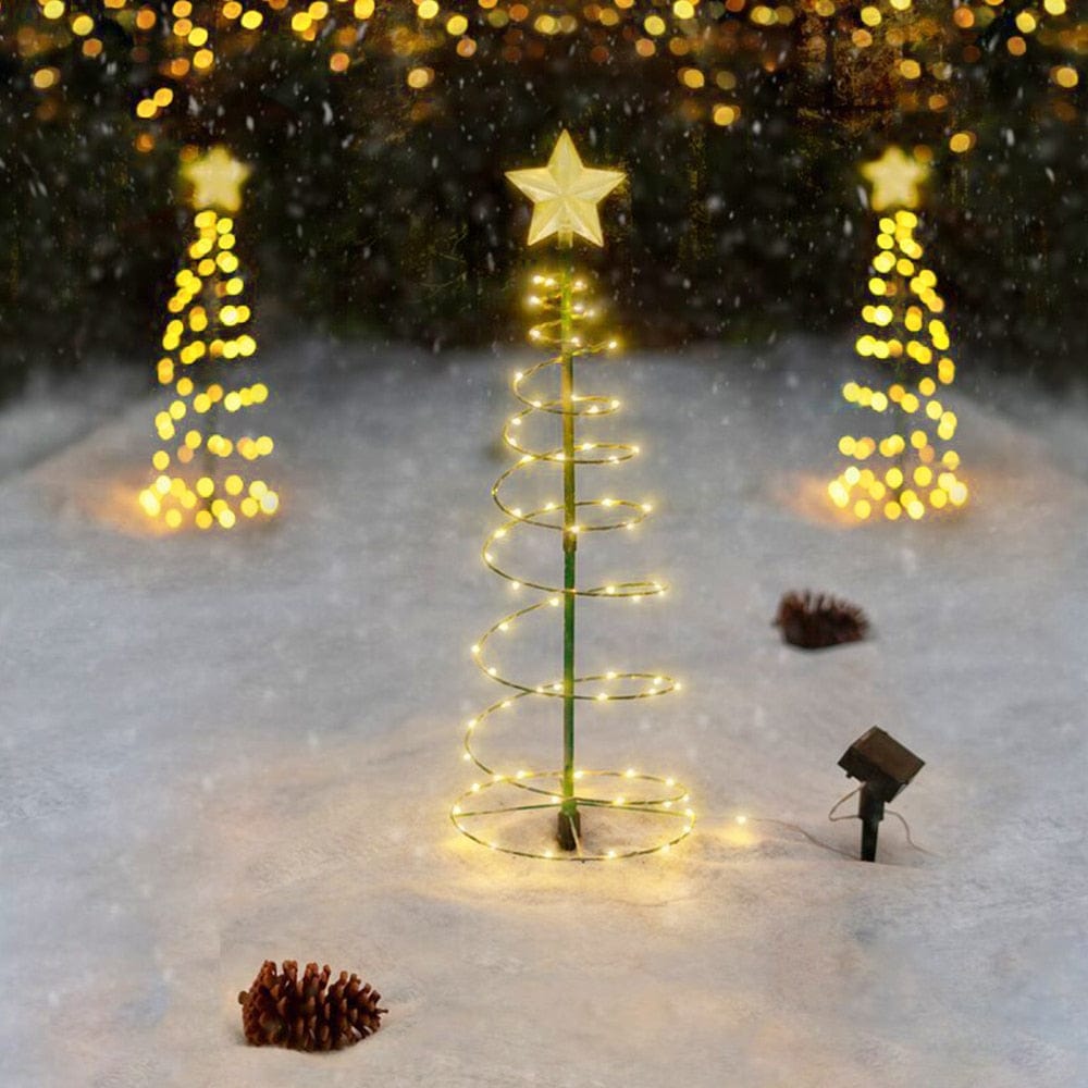 Floroux | Durable LED en forme de spirale arbre