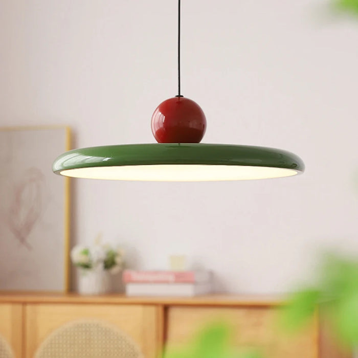 LumaVerre - Suspension en Verre Style Bauhaus avec Éclairage LED