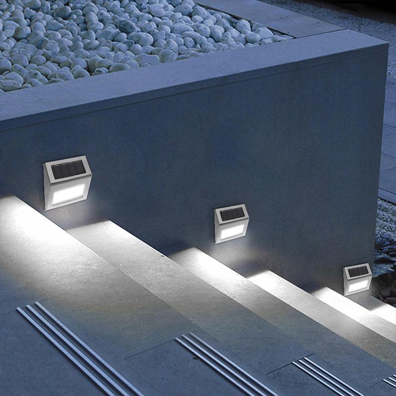 Floroux Lumières de marche LED solaires | Résistantes aux intempéries | Alimentées par solaire | Pour jardin, terrasse et allées