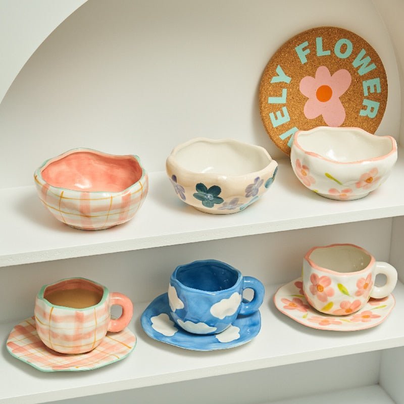 Tasse à café irrégulière de style coréen