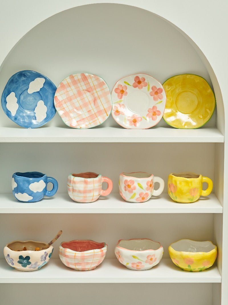 Tasse à café irrégulière de style coréen