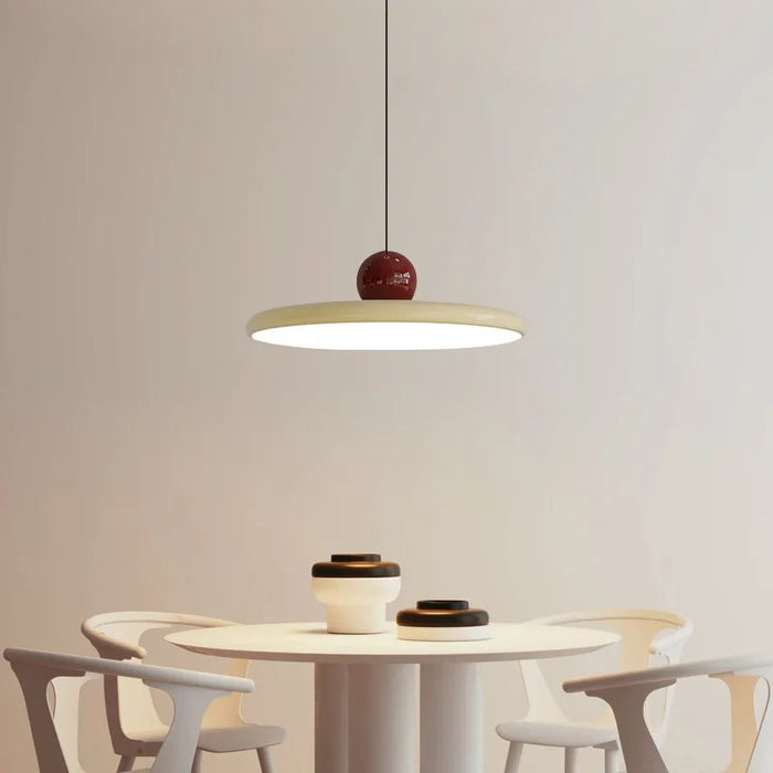 LumaVerre - Suspension en Verre Style Bauhaus avec Éclairage LED