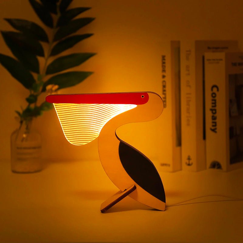Lampe de table inspirée des animaux pour enfants
