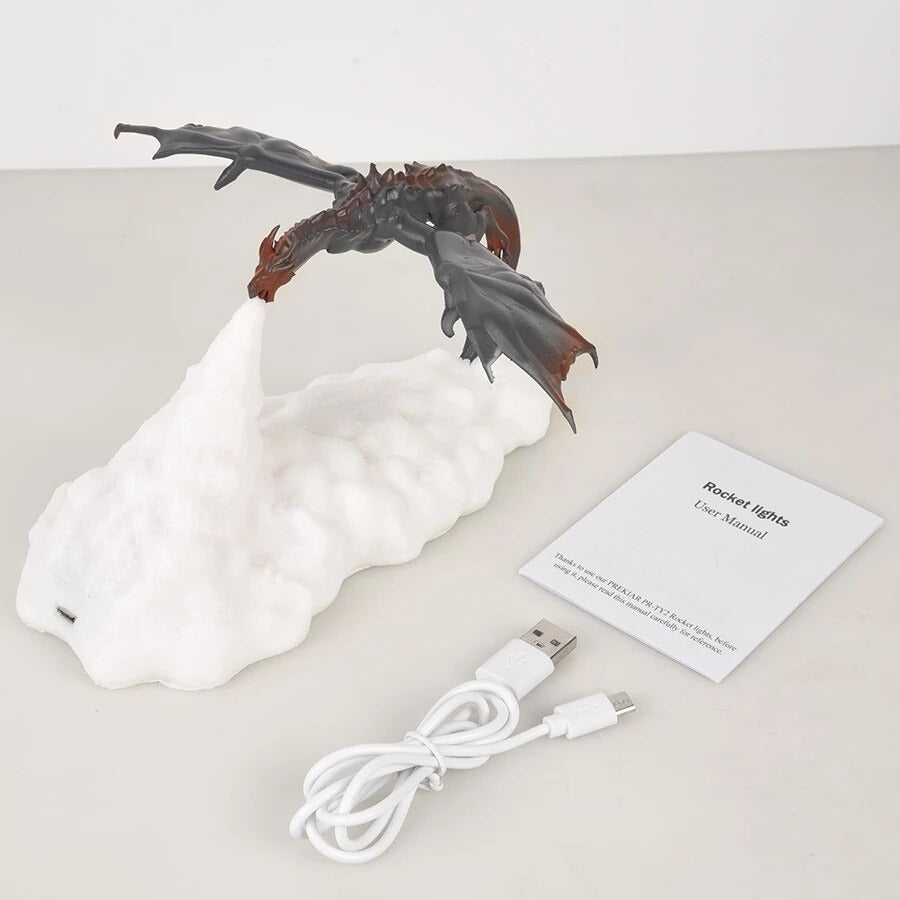 Floroux-dragon respirant Floroux pour enfants