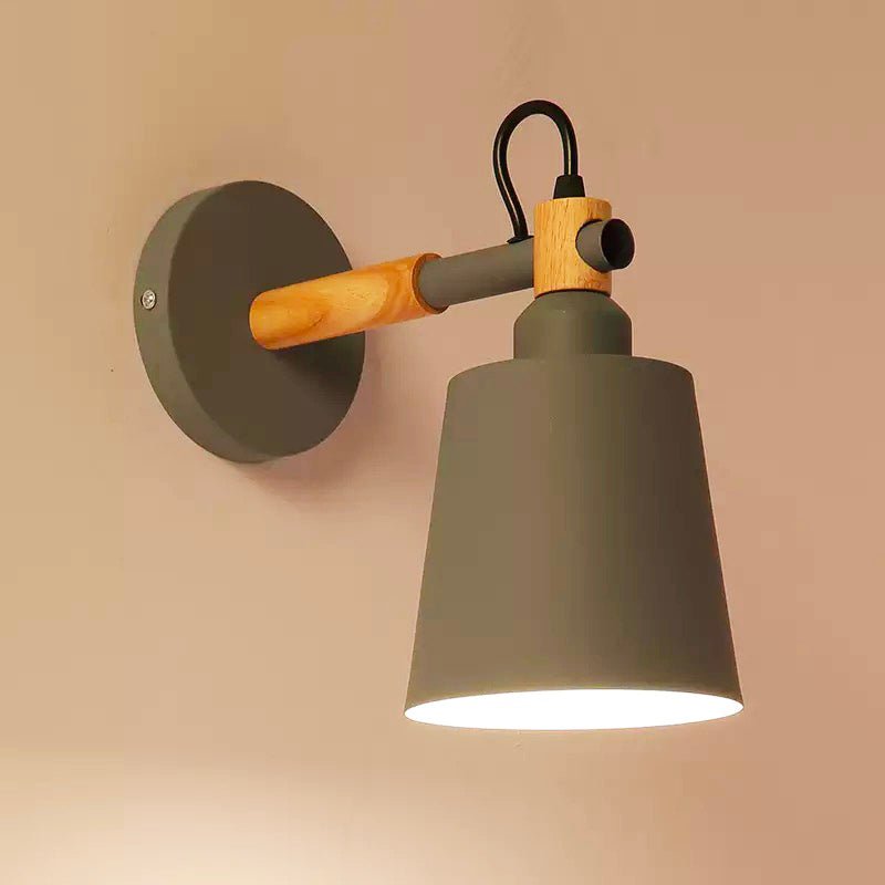 Applique de chevet scandinave en bois