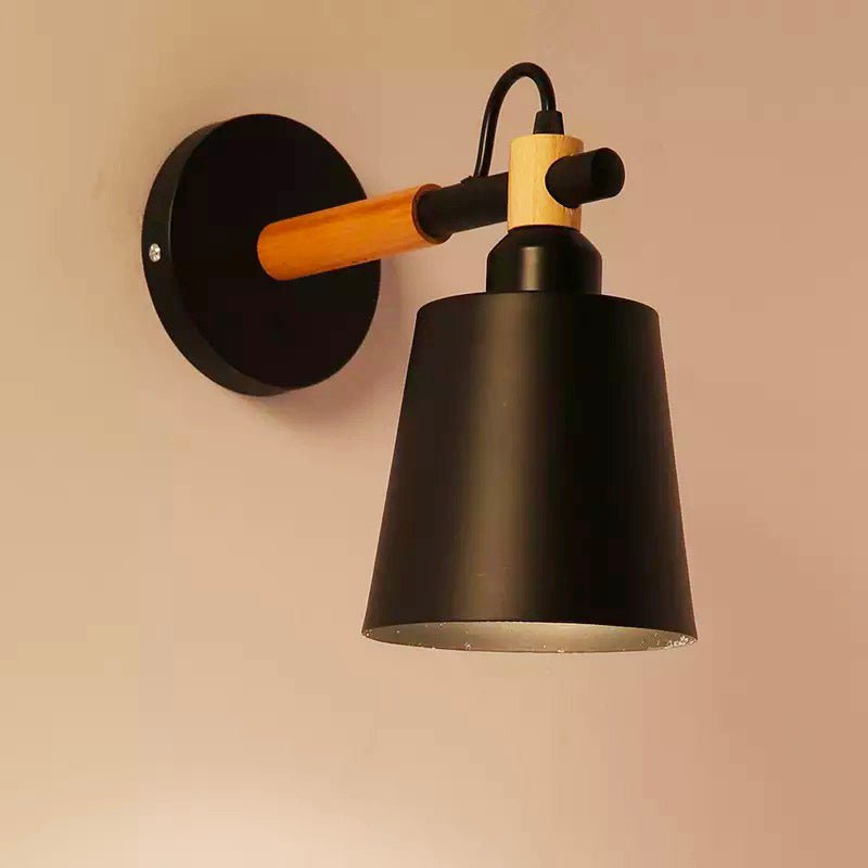 Applique de chevet scandinave en bois