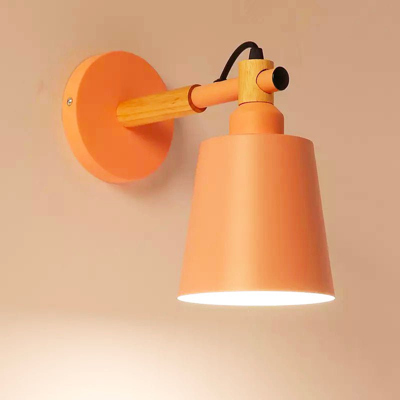 Applique de chevet scandinave en bois