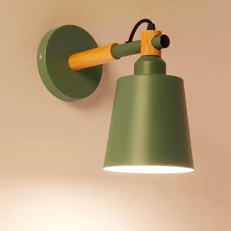 Applique de chevet scandinave en bois