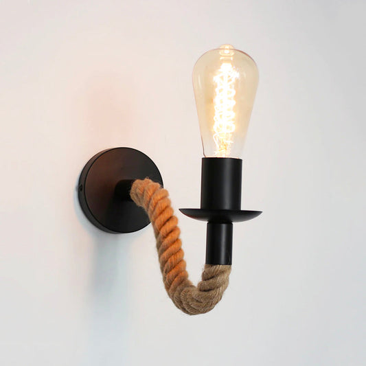 Applique industrielle avec corde