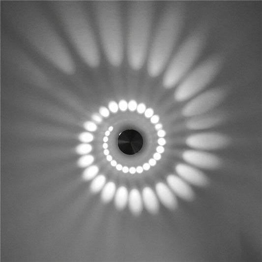 Applique lampe de table spirale