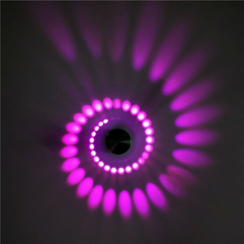 Applique lampe de table spirale