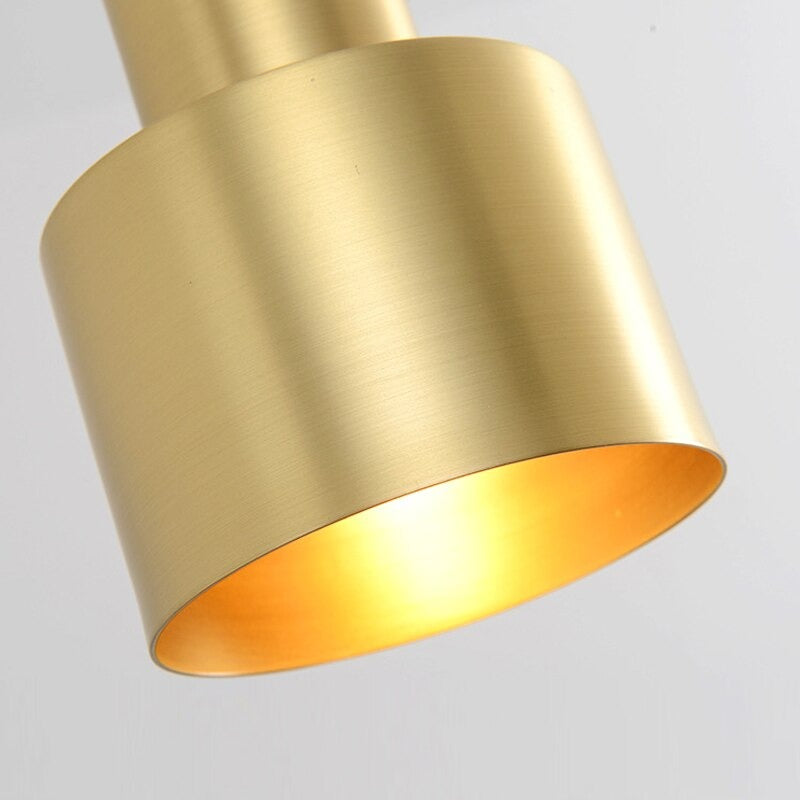 Applique suspendue dorée Design