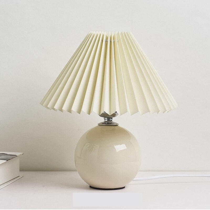 Lampe de table en céramique de style vintage