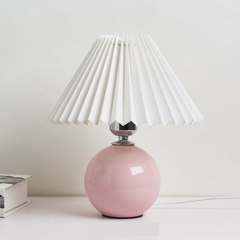 Lampe de table en céramique de style vintage