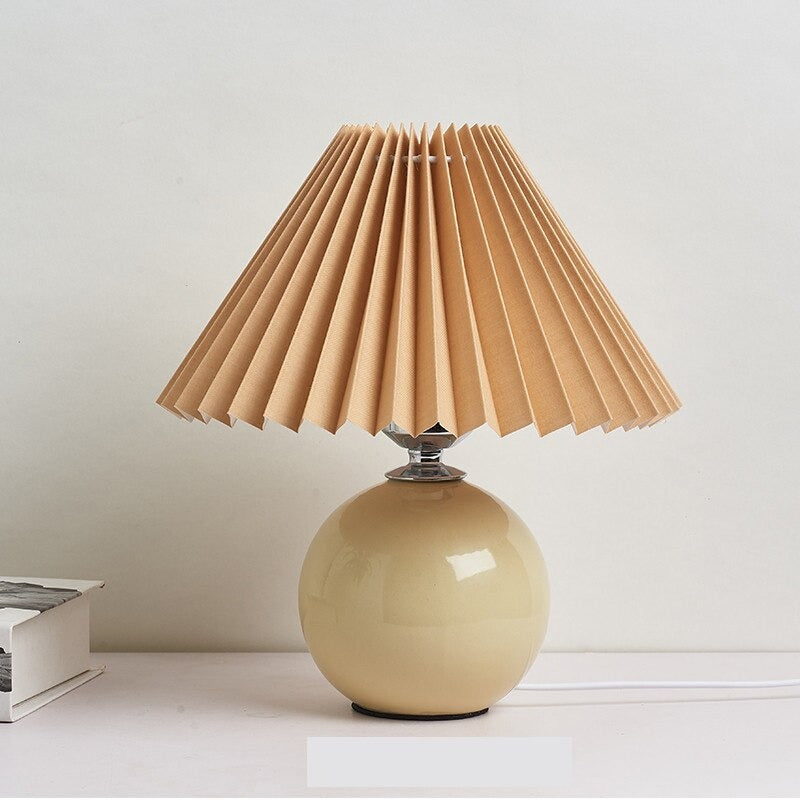 Lampe de table en céramique de style vintage