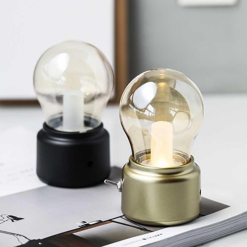 Lampe de table sans fil vintage