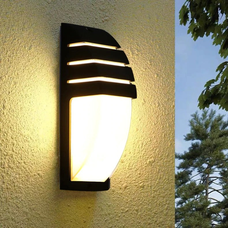 Floroux Applique murale LED étanche | Capteur de mouvement | Économique en énergie | Résistant aux intempéries | Parfait pour le jardin et l'entrée