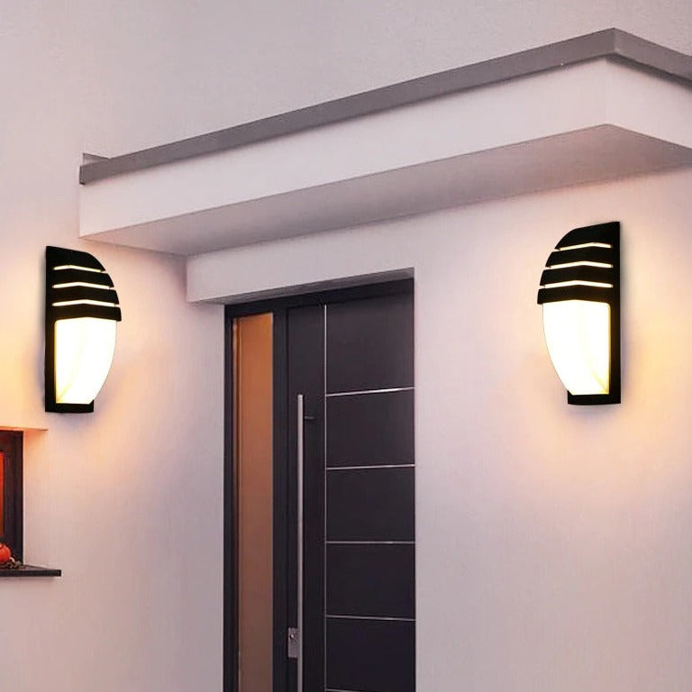 Floroux Applique murale LED étanche | Capteur de mouvement | Économique en énergie | Résistant aux intempéries | Parfait pour le jardin et l'entrée