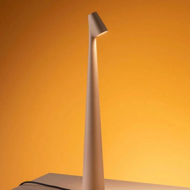 Lampe de table LED portable Floroux | Lumière d'ambiance et de lecture sans fil | Parfait pour l'intérieur et l'extérieur | Décor pour la maison et le bureau