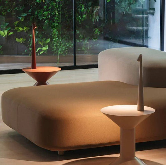 Lampe de table LED portable Floroux | Lumière d'ambiance et de lecture sans fil | Parfait pour l'intérieur et l'extérieur | Décor pour la maison et le bureau