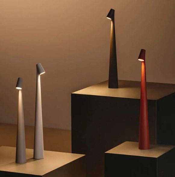 Lampe de table LED portable Floroux | Lumière d'ambiance et de lecture sans fil | Parfait pour l'intérieur et l'extérieur | Décor pour la maison et le bureau