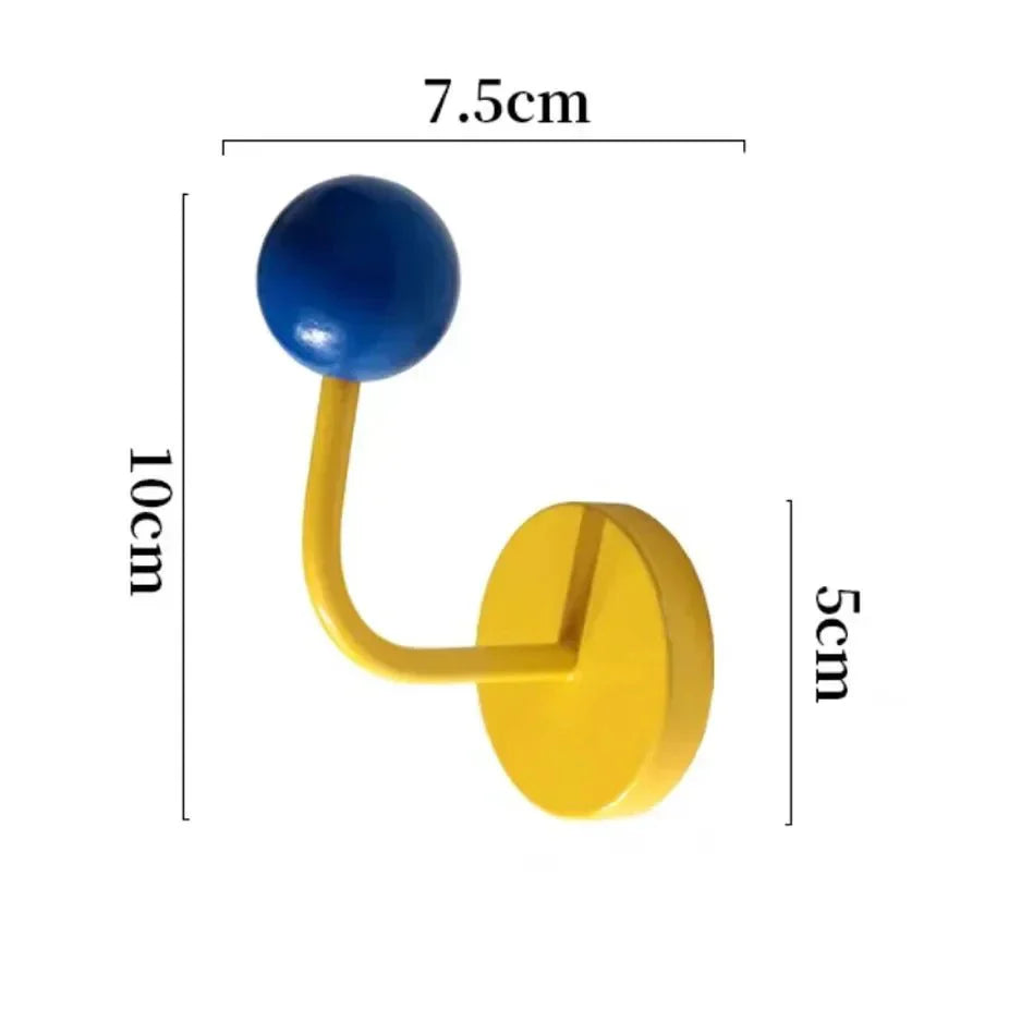 Crochet de bloc de couleur magnétique avec ventouse