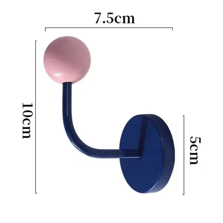 Crochet de bloc de couleur magnétique avec ventouse