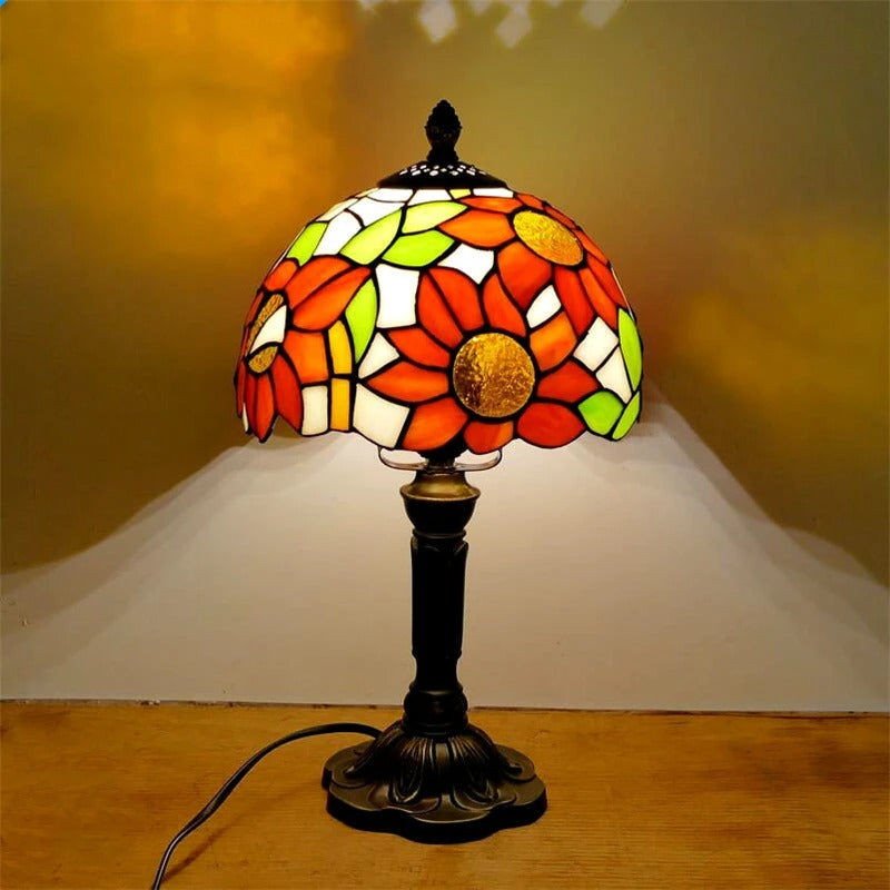 LumièreBaroque - Lampe de Table LED Tiffany Vintage Rétro