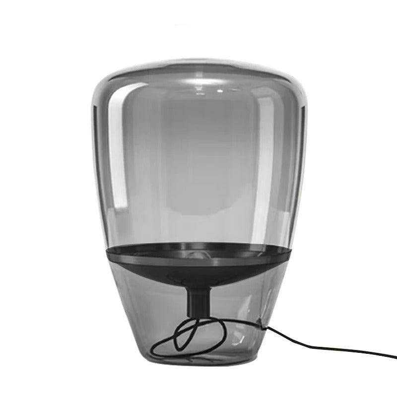 LumièreÉclat - Lampe de Table en Verre pour Salon avec Éclairage Élégant