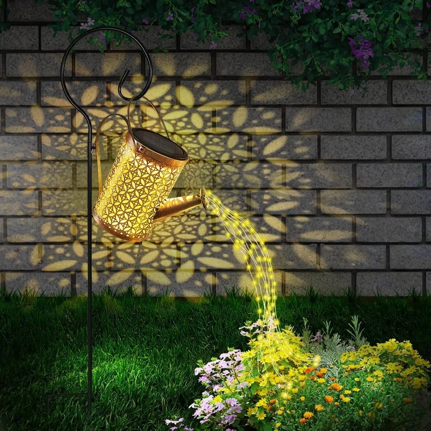 Floroux | Lampe de jardin LED créative et vintage en arrosoir