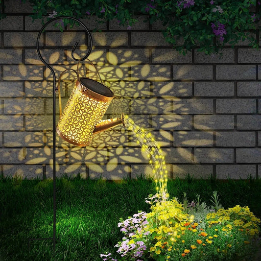 Floroux | Lampe de jardin LED créative et vintage en arrosoir