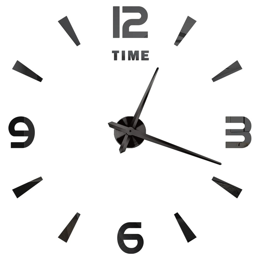 DecoHorloge – Grande Horloge Murale 3D pour Décoration Intérieure