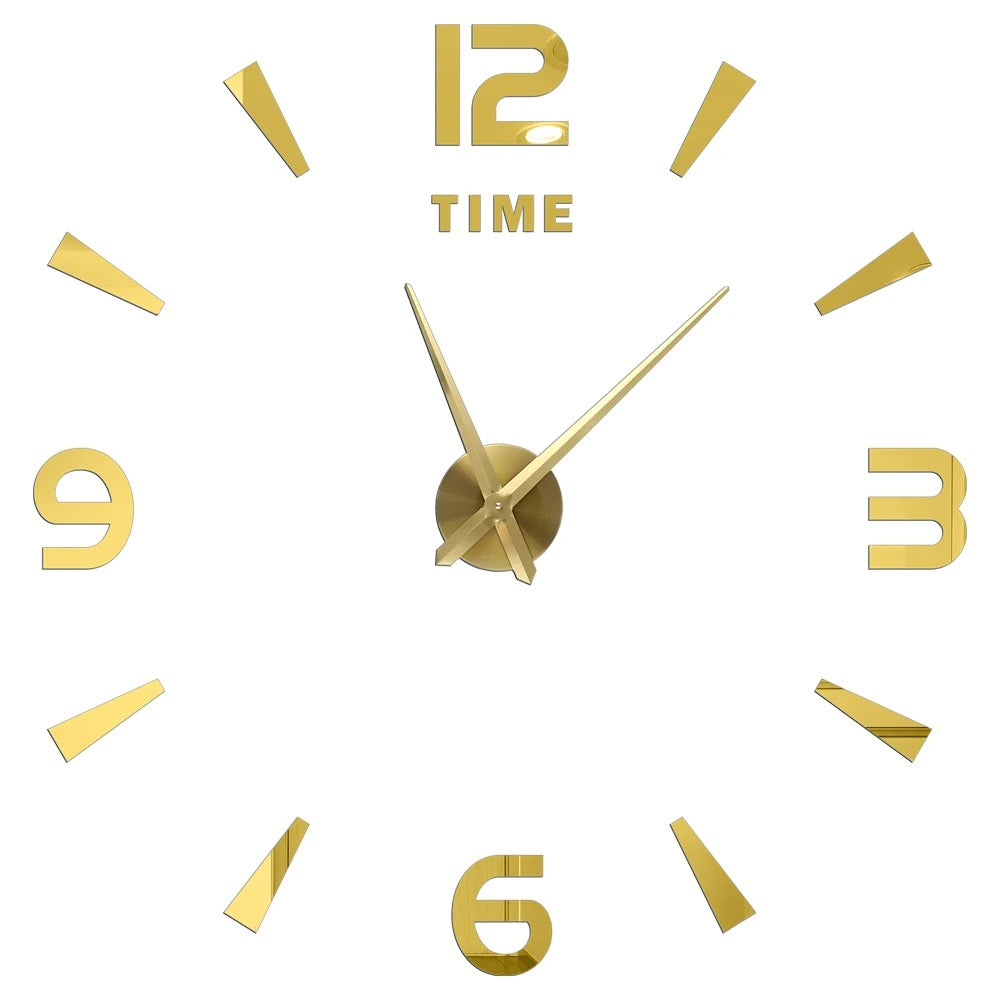 DecoHorloge – Grande Horloge Murale 3D pour Décoration Intérieure