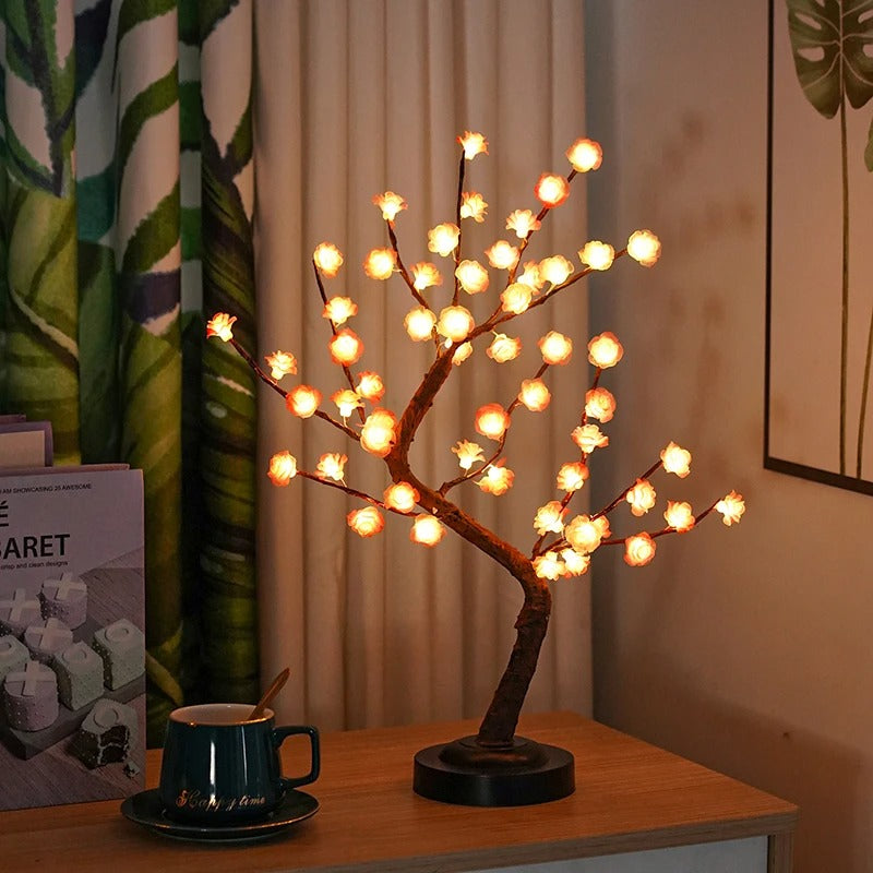 Floroux – Pink Bonsai LED lampe arbre pour une atmosphère conviviale