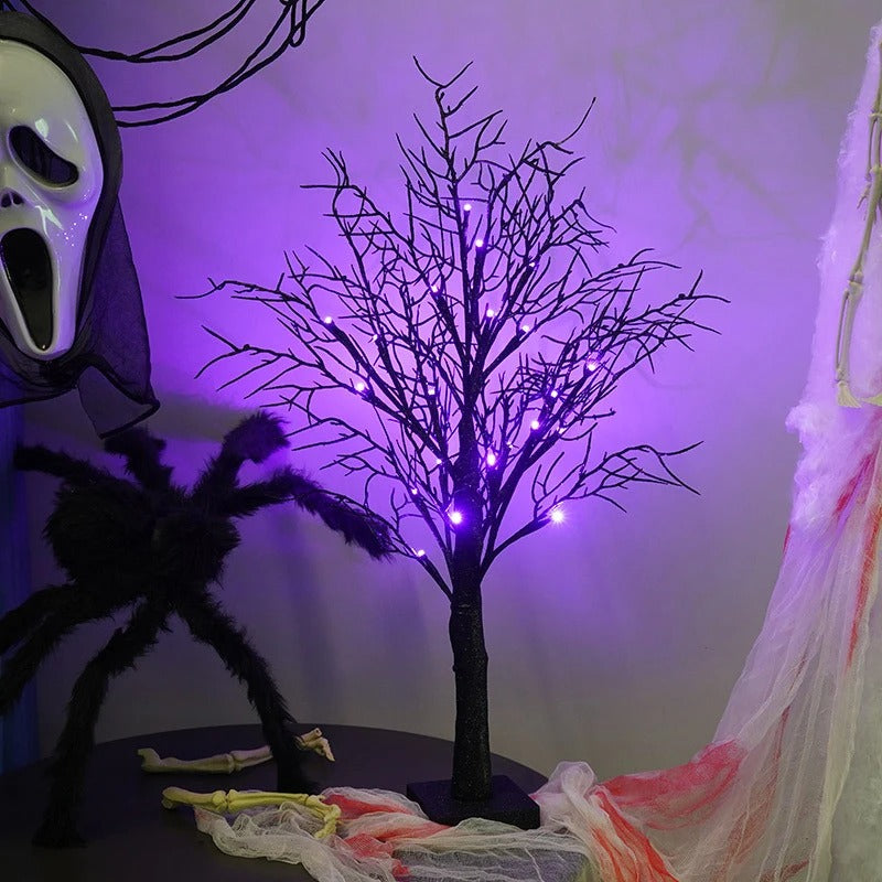 Floroux Baumlicht - LED Citrouille Arbre Halloween pour une ambiance automnale cosy