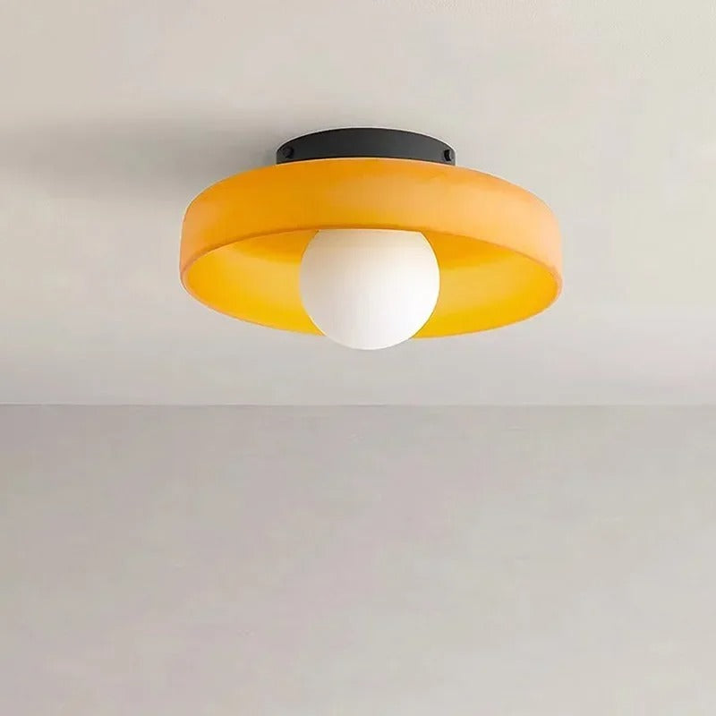 ClairÉlite - Plafonnier en Verre Simple pour Éclairage Élégant